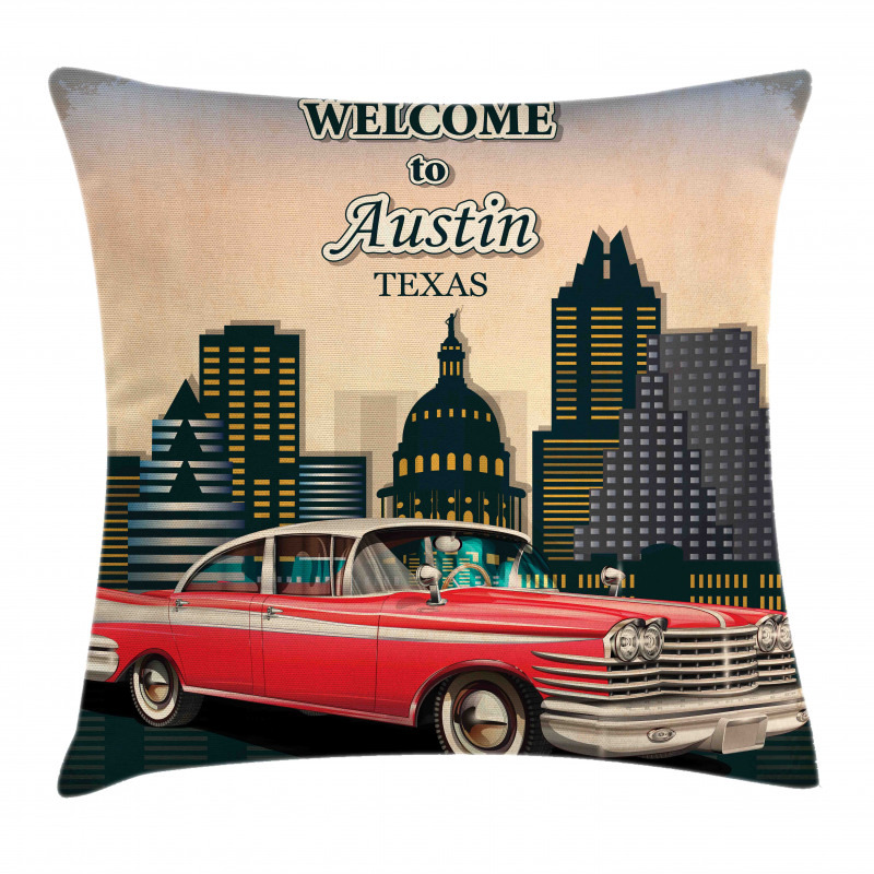 Welcome to Texas Greeting Pillow Cover