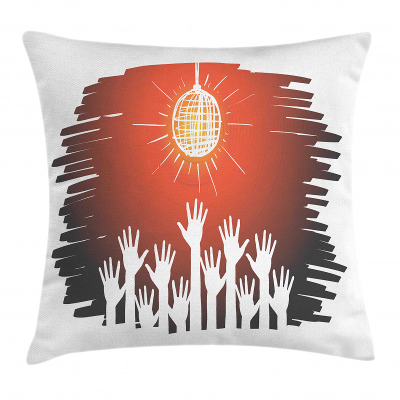 Party Night Club Fun Concept Pillow Cover