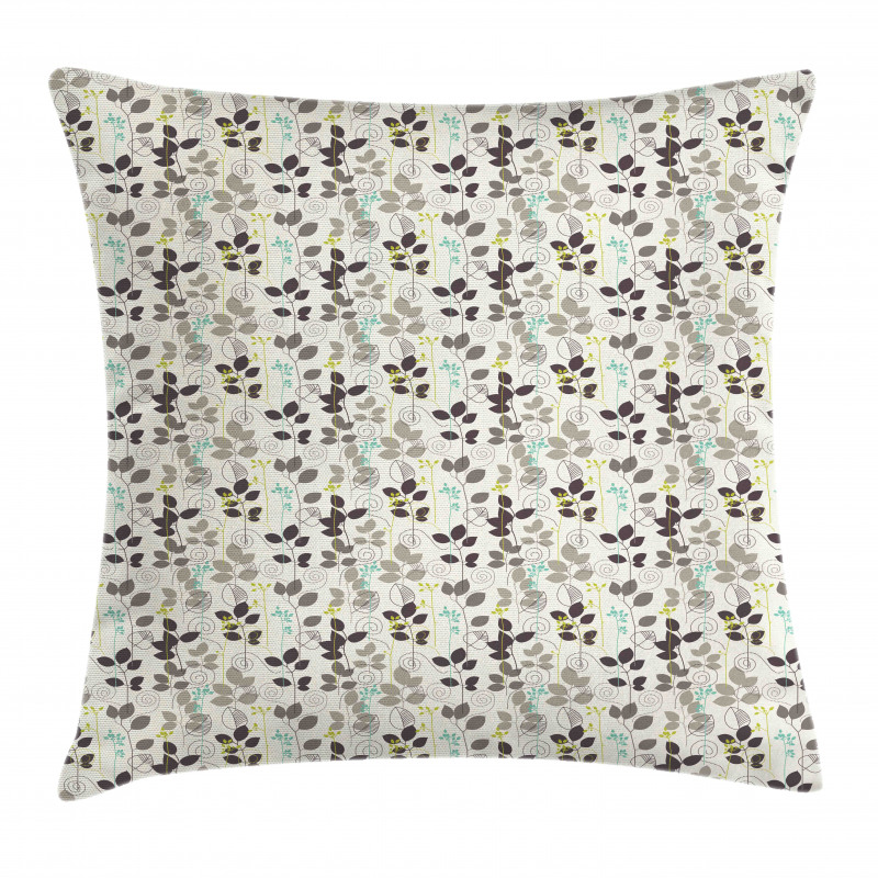 70s Style Interior Design Pillow Cover