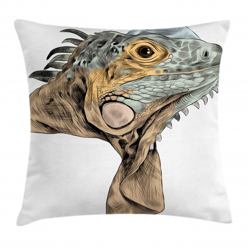 Animal Portrait Flappy Neck Pillow Cover