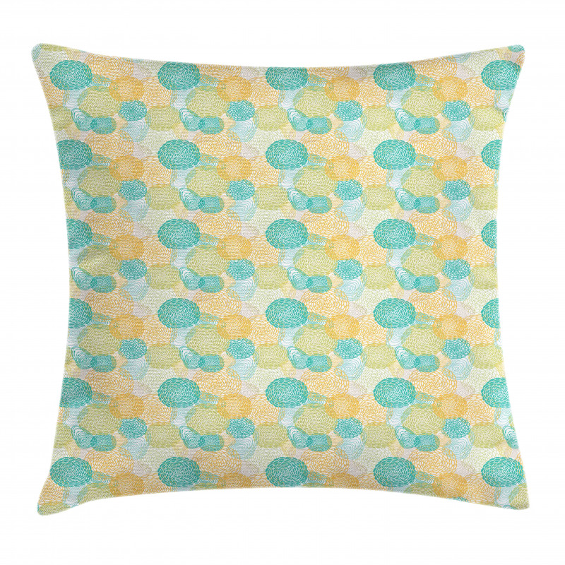 Silhouette Petals Nature Pillow Cover