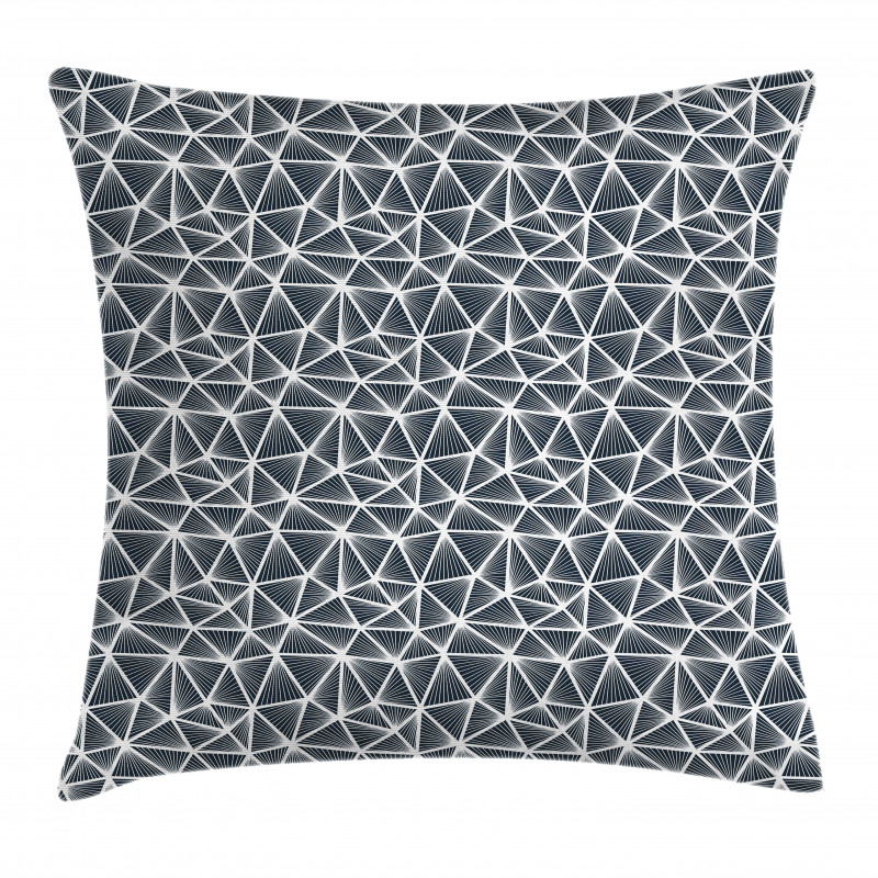 Triangular Shapes Lines Pillow Cover