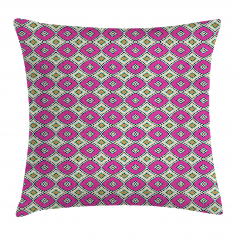 Colorful Ornate Design Pillow Cover