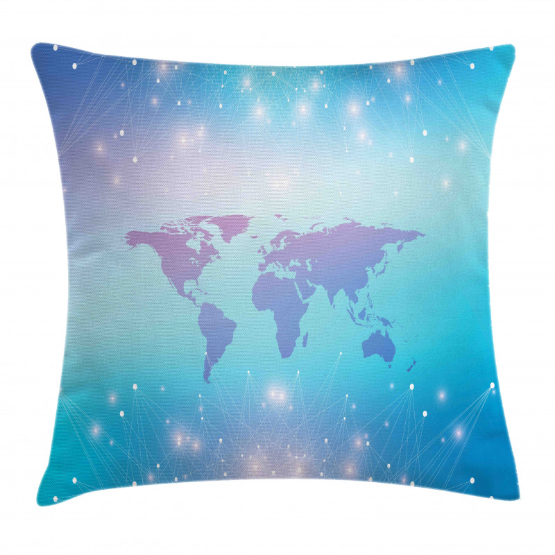 Bokeh Style Dots Wold Pillow Cover