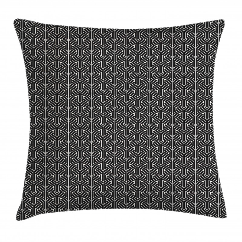 Abstract Triangle Shapes Pillow Cover