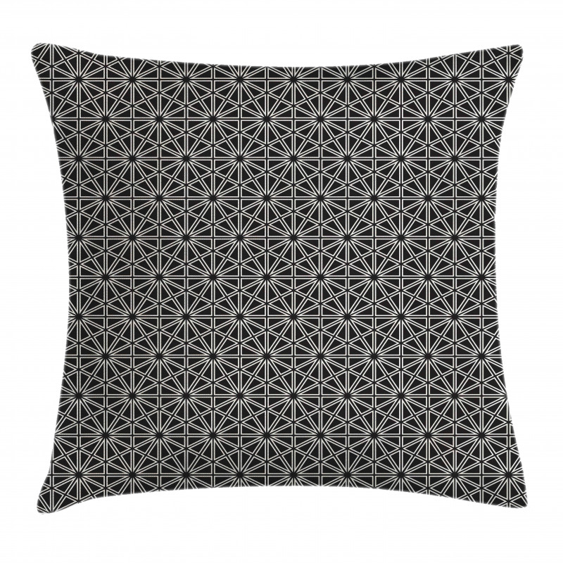 Hexagons Squares and Stars Pillow Cover