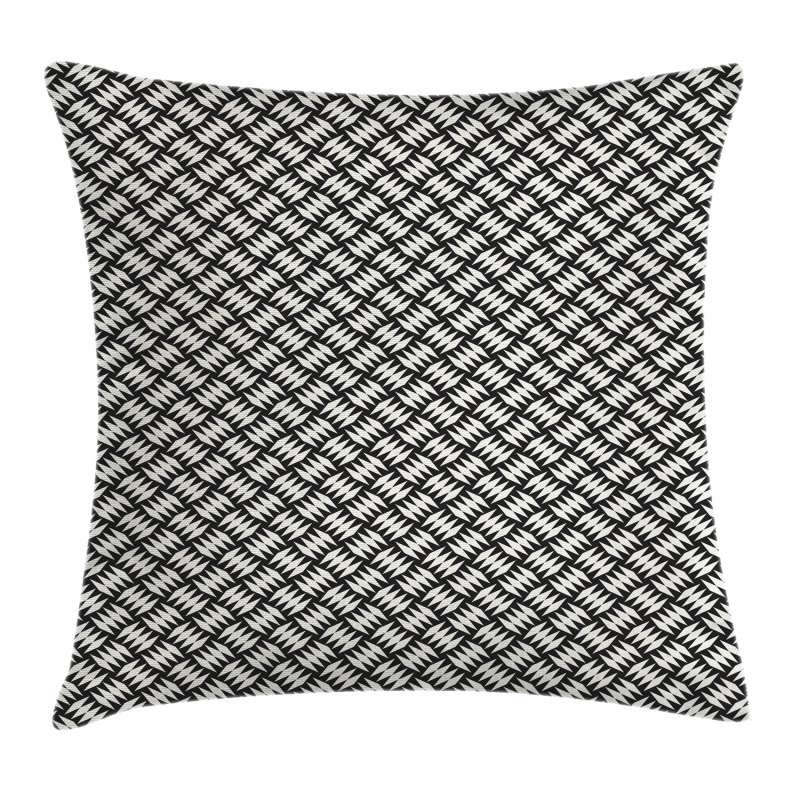 Adjacent Diamond Motifs Pillow Cover