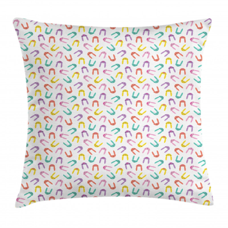 Colorful Cheerful Animals Pillow Cover