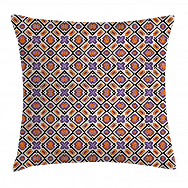 Composition of Shapes Pillow Cover