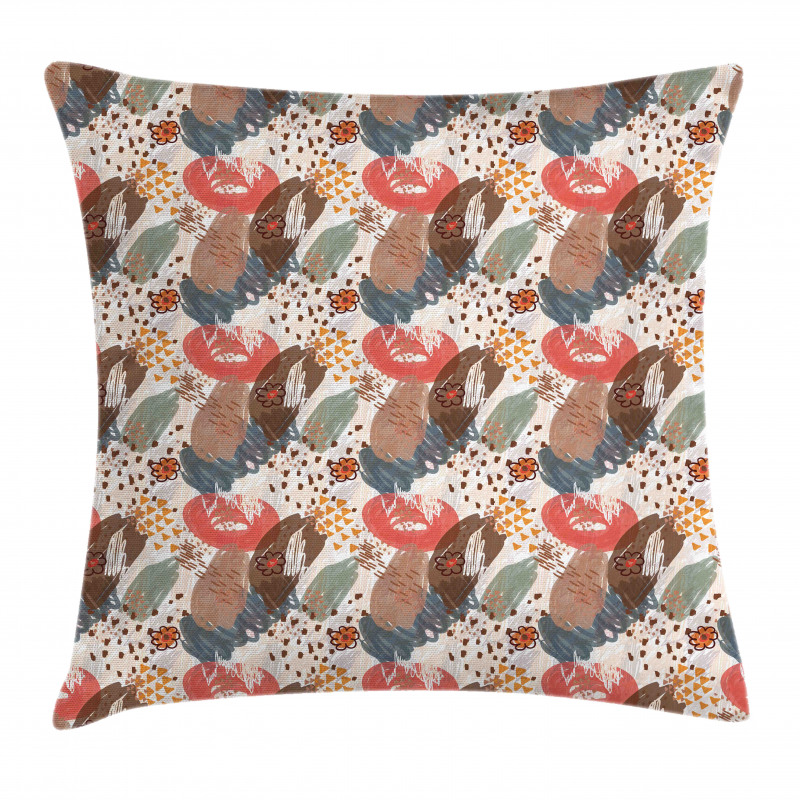 Abstract Scribble Pattern Pillow Cover