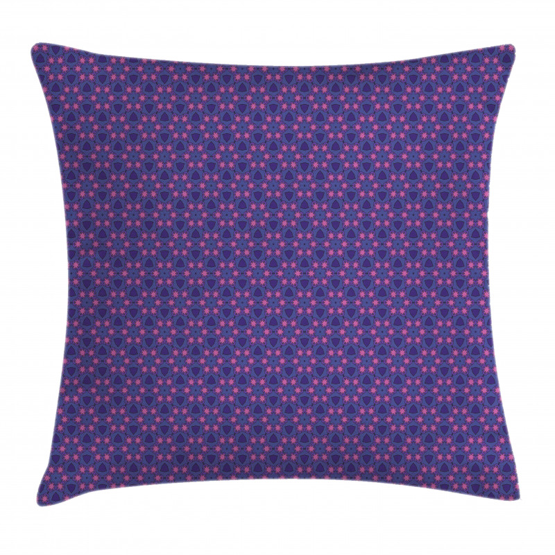 Flowers Lattice Repetition Pillow Cover