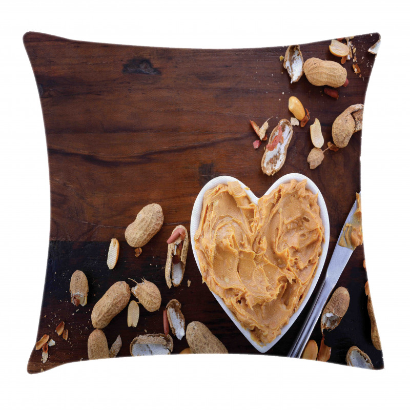 Wooden Vintage Table Pillow Cover