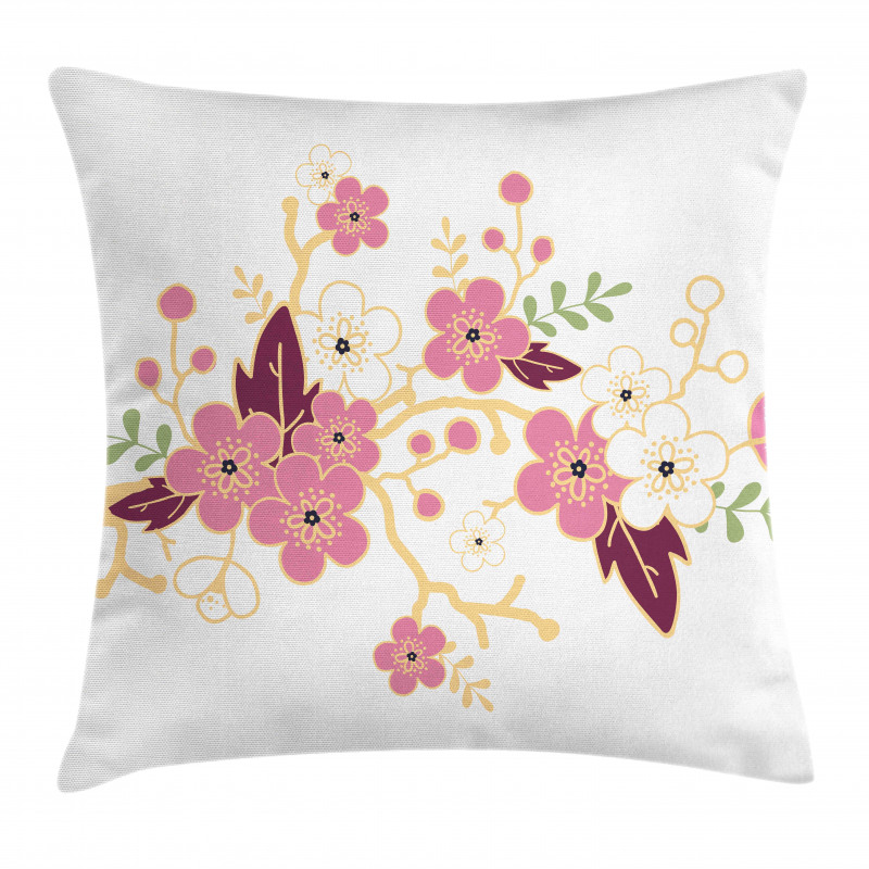 Japanese Garden Art Pillow Cover