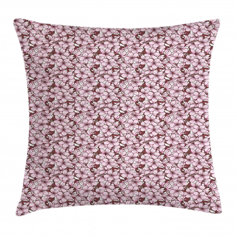 Cherry Flowers Japan Pillow Cover