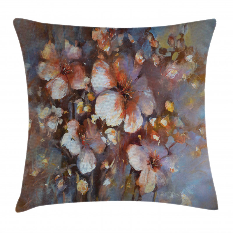 Oil Painting Cherry Pillow Cover