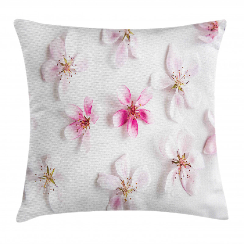 Sakura Petals Love Pillow Cover