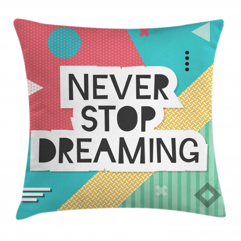 Popular Words Funky Hipster Pillow Cover