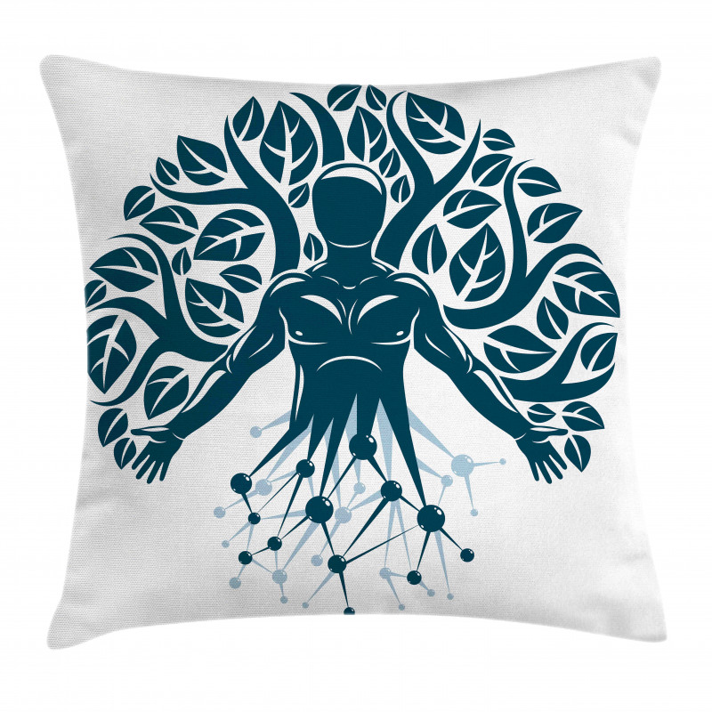 Human Nature Science Eco Pillow Cover