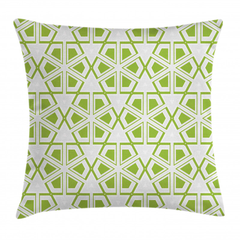 Polygons and Hexagons Pillow Cover