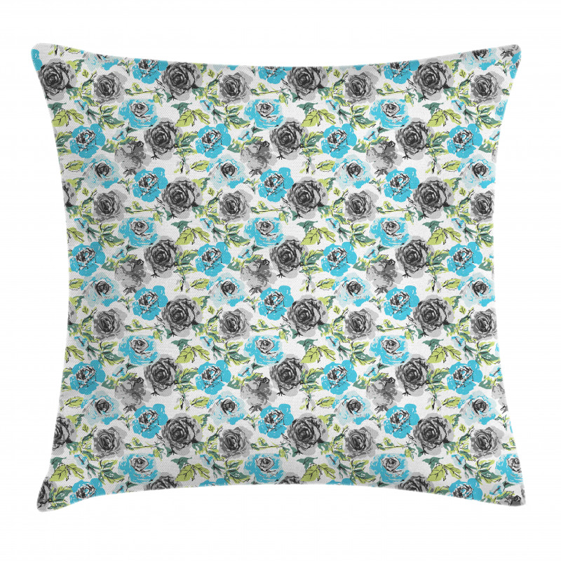 Watercolor Effect Pillow Cover