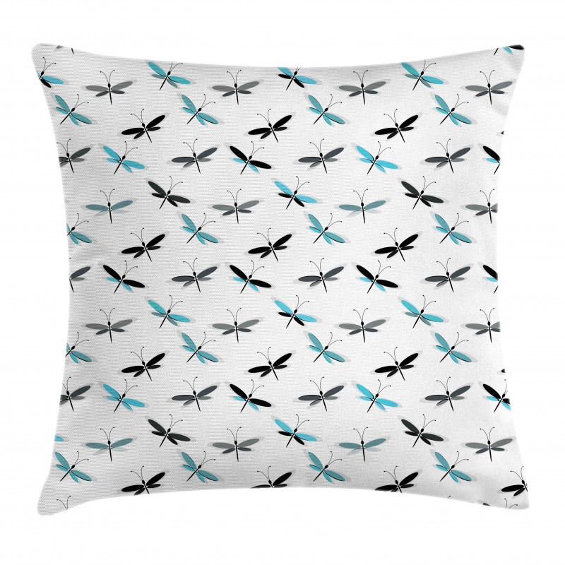 Simplistic Abstract Wings Pillow Cover