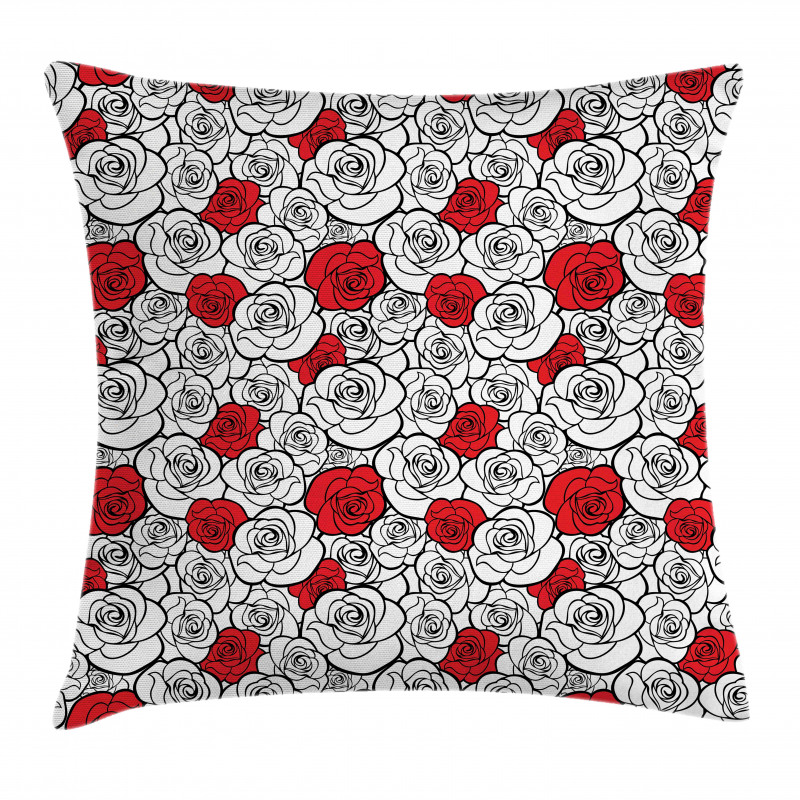Roses Love Blossom Pillow Cover