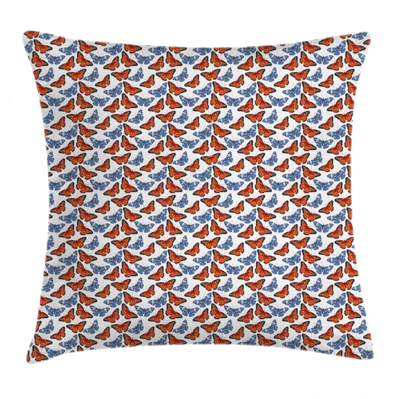 Detailed Winged Insect Pillow Cover