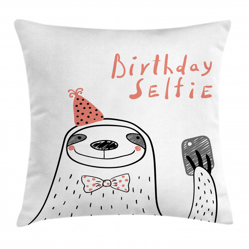 Self Portrait Smile Pillow Cover