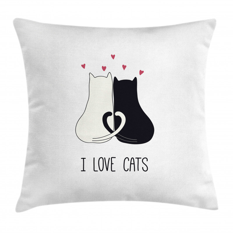 Ideal for Cat Lovers Cuddle Pillow Cover