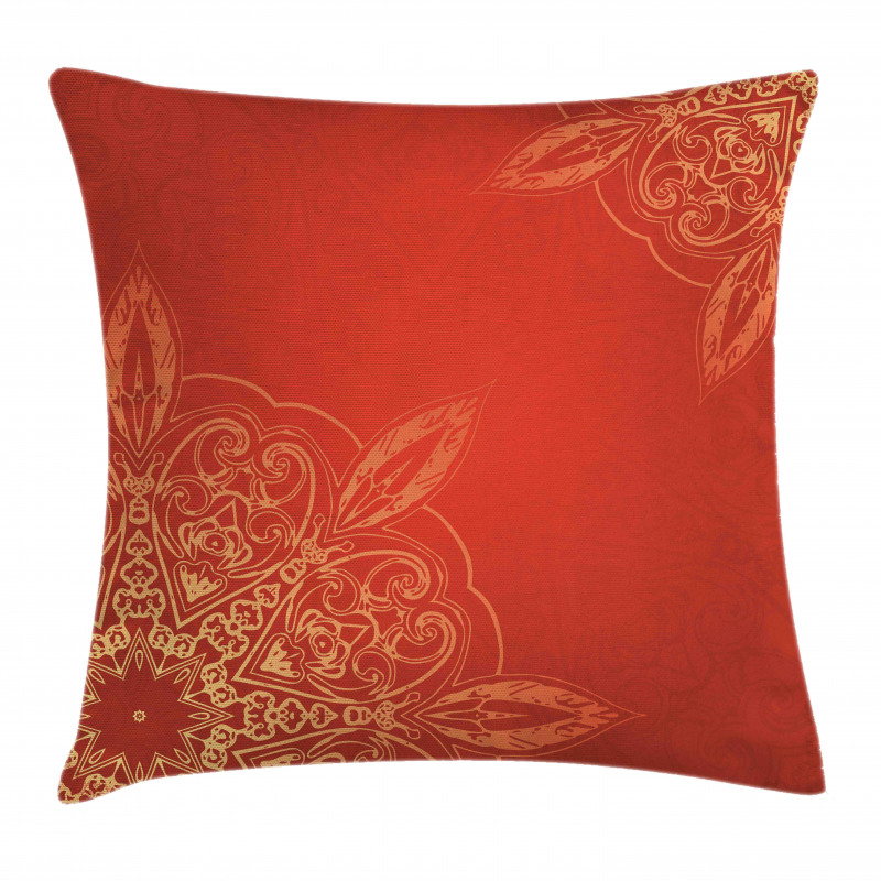 Radiant Romantic Design Pillow Cover