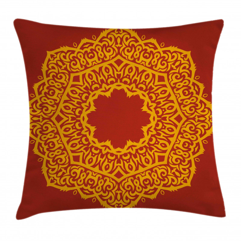 Aztec Style Painting Vivid Pillow Cover