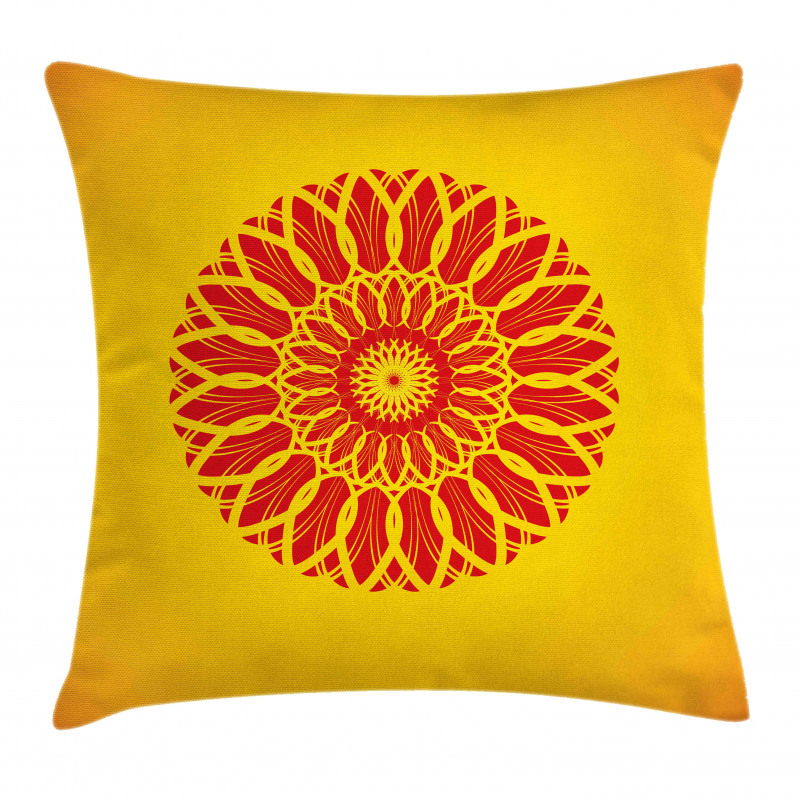 Wavy Strokes Intersecting Pillow Cover