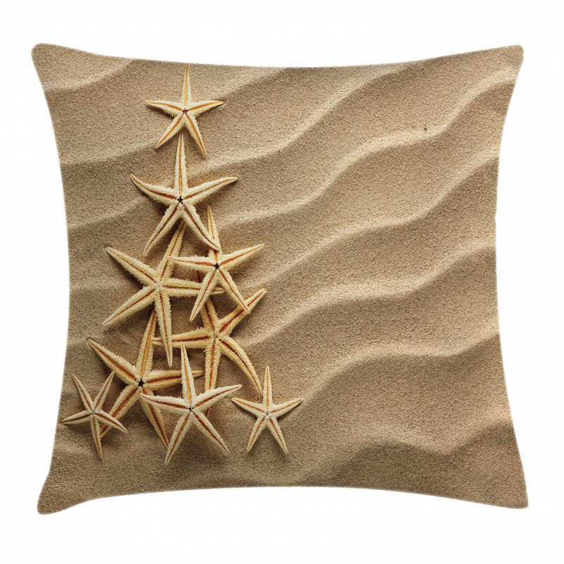 Triangular Shaped Starfish Pillow Cover