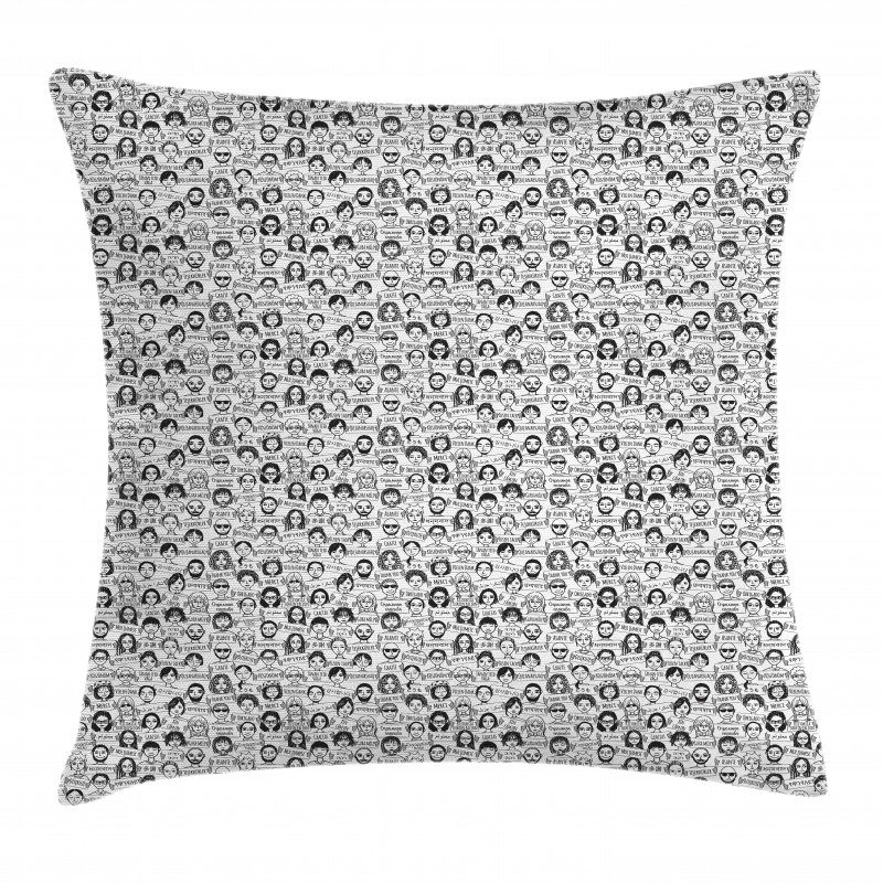 Phrase in Every Language Pillow Cover