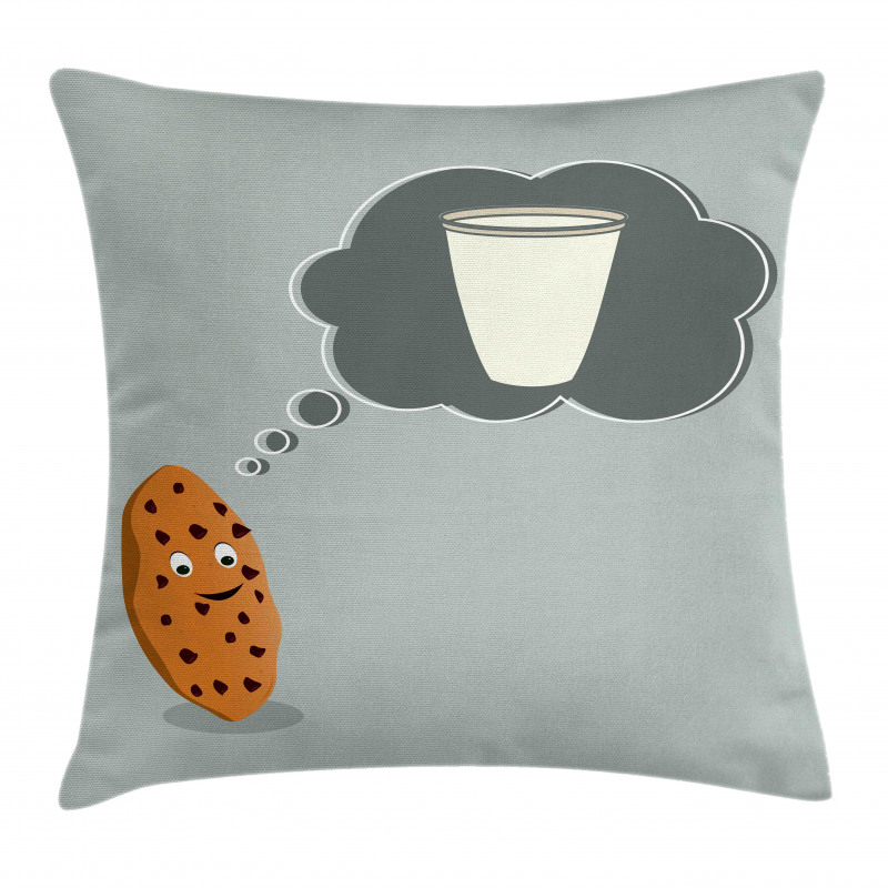 Cookie Dreaming of Milk Pillow Cover