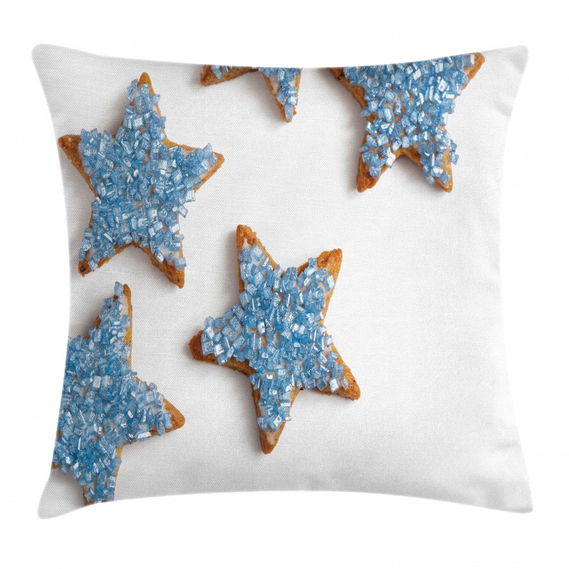 Baked Biscuits in Star Shape Pillow Cover