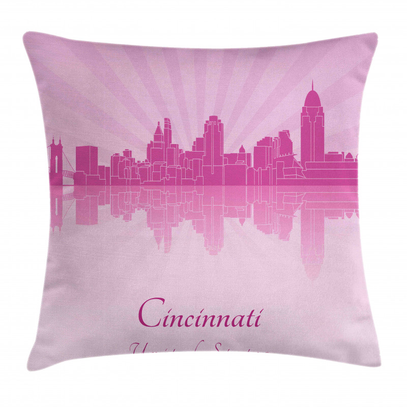 Sun Rays Travel Tourism Pillow Cover