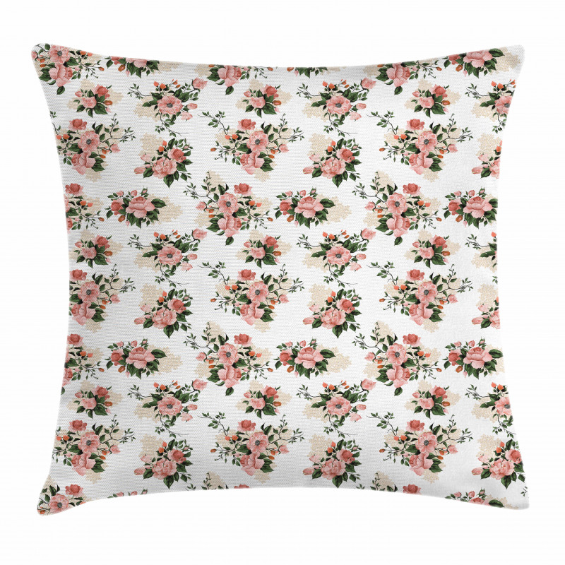 English Garden Nostalgia Pillow Cover