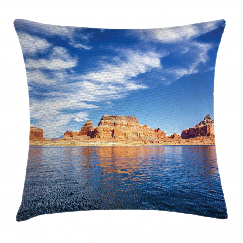 Lake Powell Rock Formations Pillow Cover