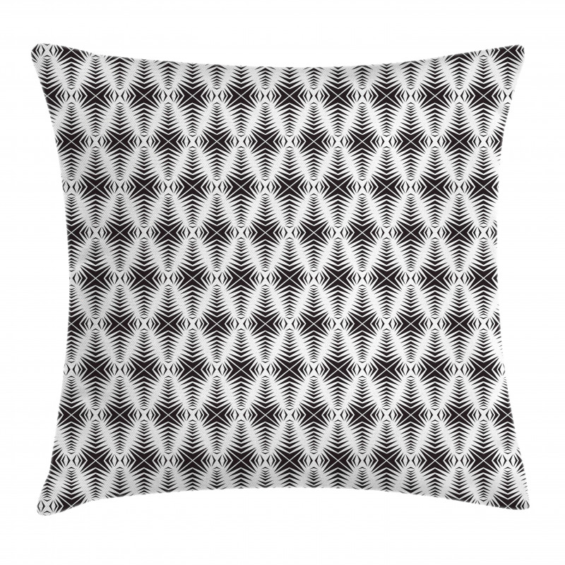 Modern Art Illusion Motif Pillow Cover