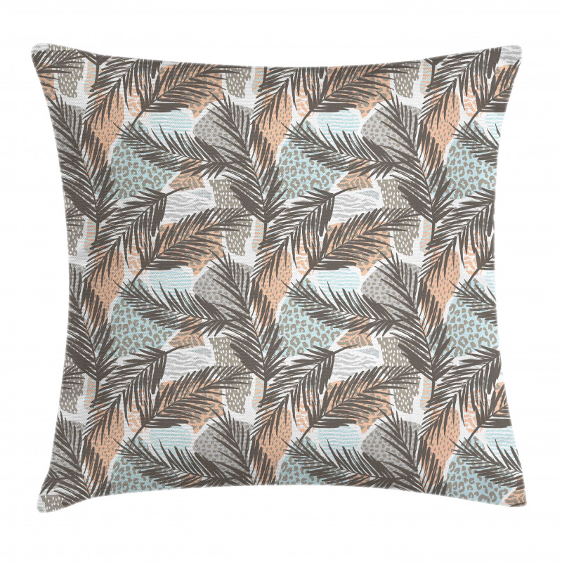 Abstract Pastel Botany Pillow Cover