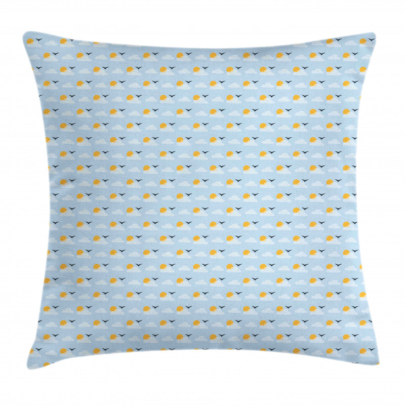 Summer Season Weather Design Pillow Cover