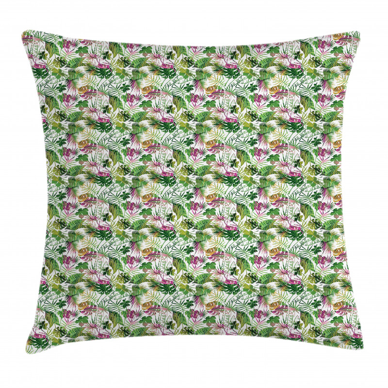 Plants of Hawaiian Flora Pillow Cover