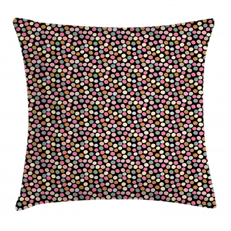 Hand-Painted Style Spots Pillow Cover