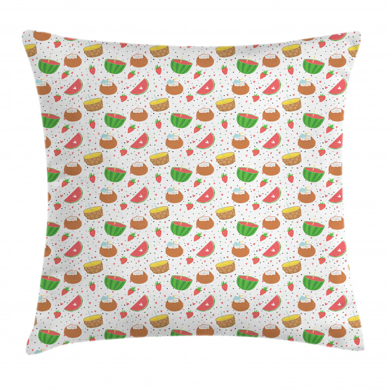Seasonal Colorful Design Pillow Cover