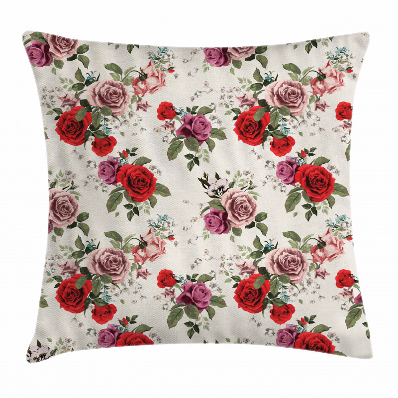 Romantic Roses Pillow Cover