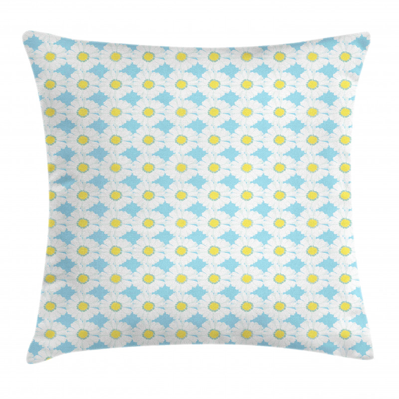 Chamomiles in Bloom Flower Pillow Cover