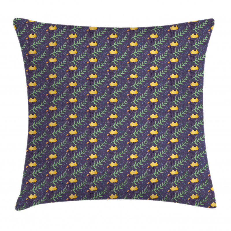 Doodle Botany in Blossom Pillow Cover