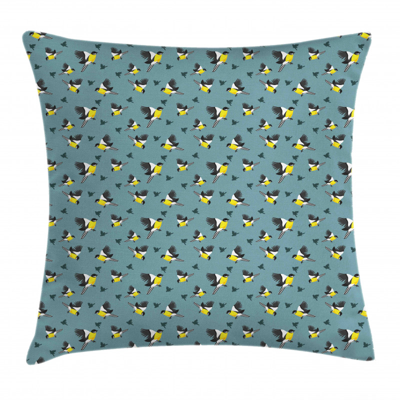 Exotic Tomtits Animal Pattern Pillow Cover