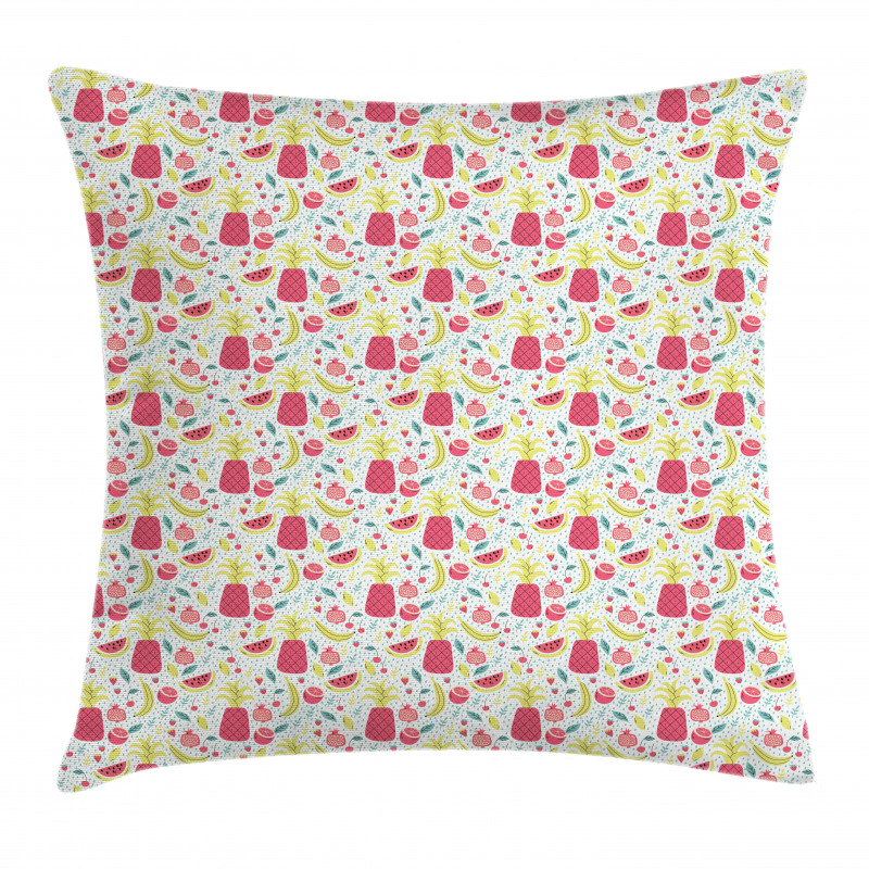Watermelon and Pomegranate Pillow Cover